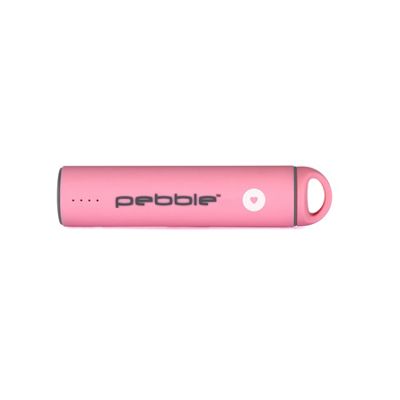 Pink pebble powerstick portable charger